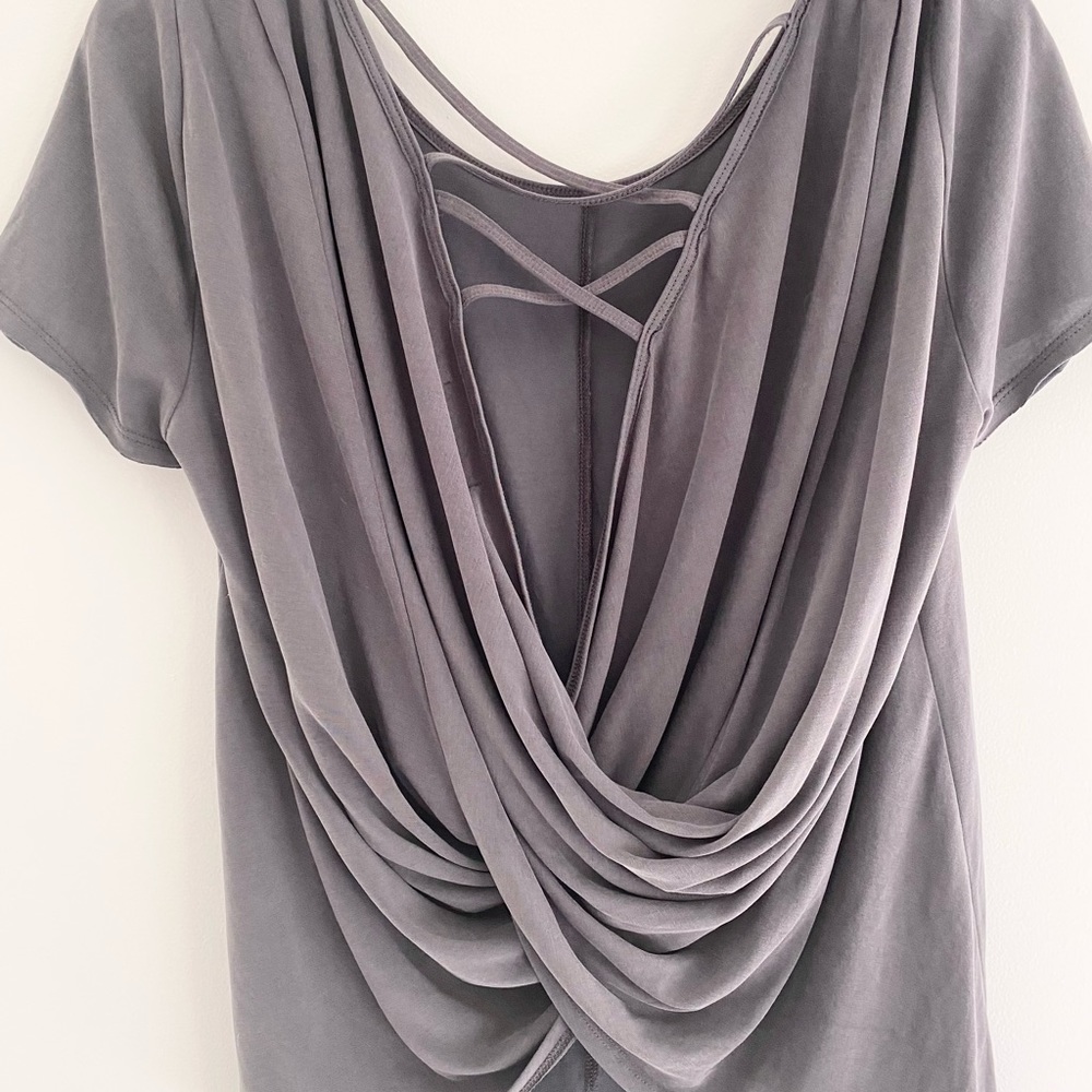 Abercrombie & Fitch Criss Cross Back Top